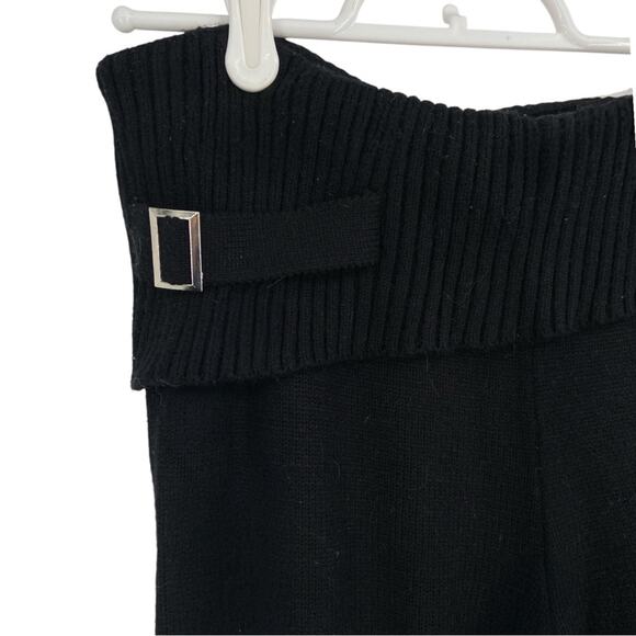 Frankies Bikinis Fleur Cloud‎ Knit Pants Black Medium - Picture 3 of 6